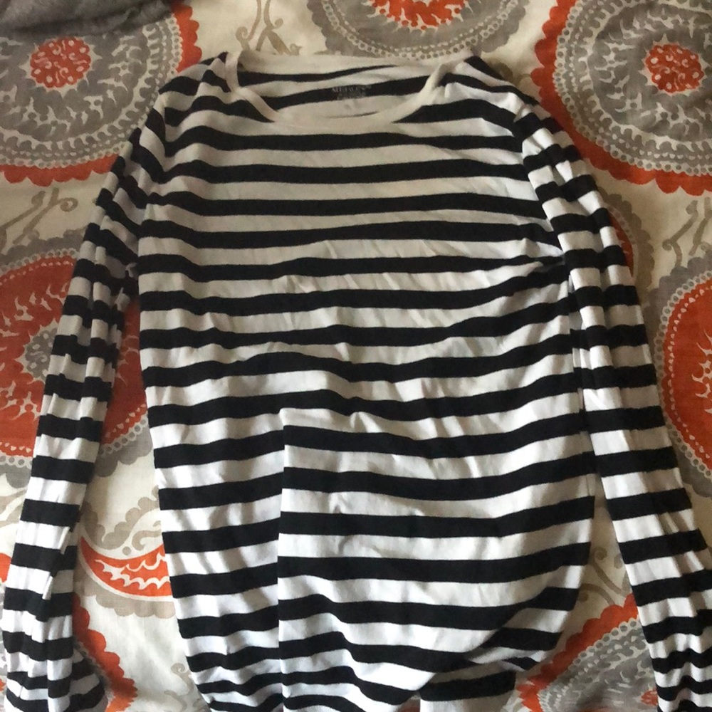 Medina LS striped cotton shirt